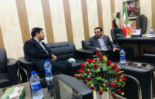 دیدار و گفتگو مدیرکل دامپزشکی جنوب کرمان با فرماندار شهرستان منوجان